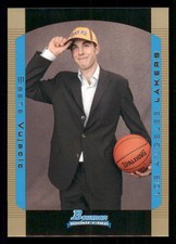2004-05 Bowman Gold #154 Sasha Vujacic