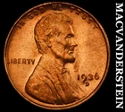 1936-D Lincoln Wheat Cent- Choice Gem Brilliant Uncirculated No Reserve #J7043