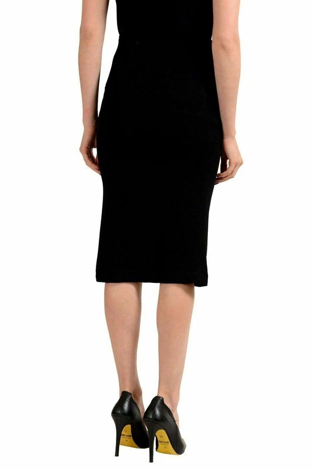 Falda lápiz elástica negra para mujer Dsquared2 US S IT 40 Foto 2 de 3