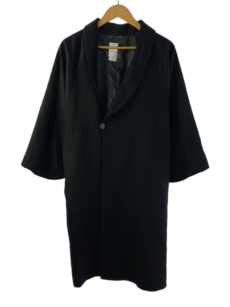 ALTRA BALMAIN Altro Cappotto M Cashmere Nero Tinta Unita 4553