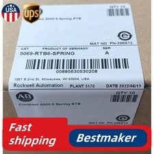 New Allen Bradley 5069-RTB6-SPRING Compact 5000 6 Spring RTB Sealed US Free Tax
