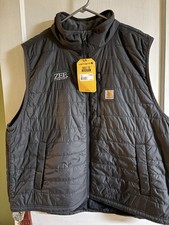 Carhartt Men's Rain Defender Relaxed Fit Embroidered Insulated Puffer Vest 2XL