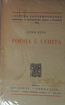 Zini Zino POESIE UND WAHRHEIT Rabe 
