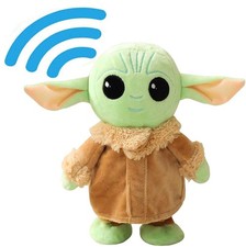 Talking Baby Yoda 7.8 Inch Walking, Talking, Interactive Plush Toy for , Boys...