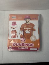 New Limited Edition DUNKINGS HALLOWEEN COSTUME Size L/XL The Dunkings Of Boston