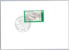 Sonderstempel Immendingen 2005 - Donauversinkung Autobahnbrücke