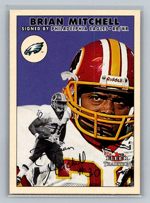 2000 Fleer Tradition #178 Brian Mitchell Philadelphia Eagles