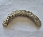Silver Washington Quarters Full Roll (40) 90% Silver Mixed Dates