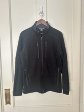 Kuhl Interceptr Fleece Full Zip Jacket Mens Size Medium Black Outdoor Hiking