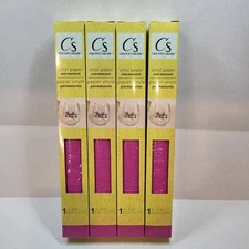 Lot (4 ROLLS) Hot Pink Vinyl Wrap For Crafts 12 Inch X 48 Inch Glossy Finish