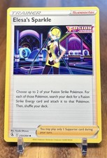 elesa's sparkle pokemon card value Elesa's Sparkle Full Art - 260/264 - Fusion Strike main image 0