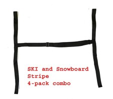 4-PACK of Zaltana 1-1/2" Ski Shoulder Carrier Handle Straps Porter, SKB50x4