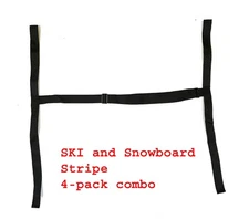 4-PACK of Zaltana 1-1/2" Ski Shoulder Carrier Handle Straps Porter, SKB50x4