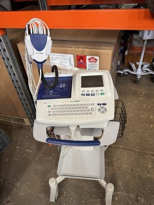 Welch Allyn CP 200 ECG EKG Unit Tested Working w/ cables and Stand