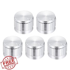 uxcell Aluminum Guitar Knob 6mm Shaft 21x17mm Volume Control