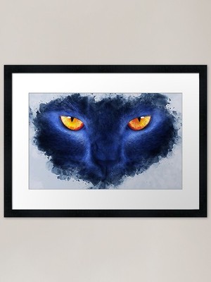 In diesen Augen Gerahmter Kunstdruck Gerahmtes Wandbild Poster Leinwanddruck Bild