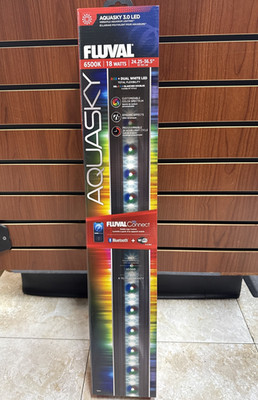 NEW Fluval Aquasky 3.0 LED 18-Watt 24.25''-36.5'' Bluetooth Aquarium Light -16641