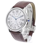 Cartier Ronde Solo XL WSRN0022 42mm SS Silver Dial Automatic Date Watch #C5324