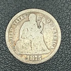 1875 Liberty Seated Dime