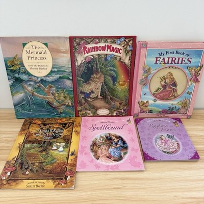 Shirley Barber Book Set x6 The Mermaid Princess Rainbow Magic Martha B Rabbit
