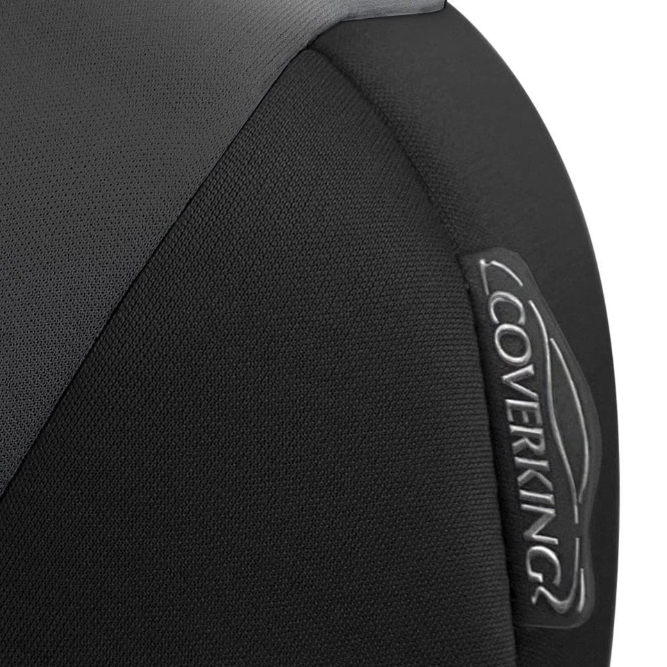 For Nissan 240SX 89-94 Seat Cover CR-Grade Neoprene 1st Row Black & Charcoal Foto 4 de 4