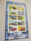 FRANCE SHEETLET OLD CARS   (facial)  rt07 /eh641