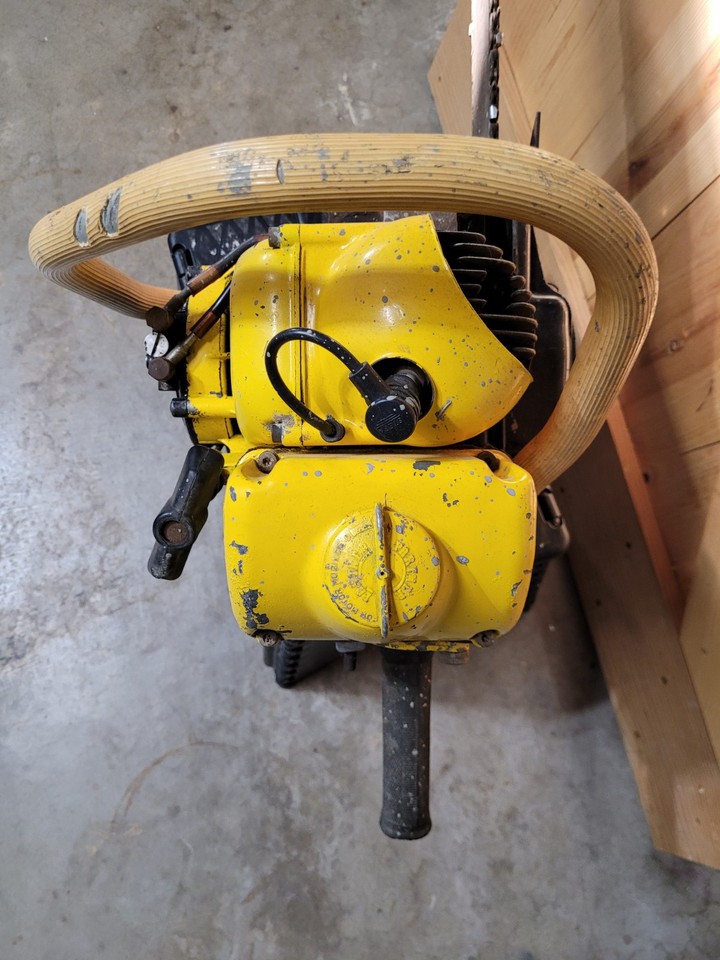 Vintage PARTNER R11 Chainsaw Chain Saw with Bar R12 Muscle 90CC Cabin ...