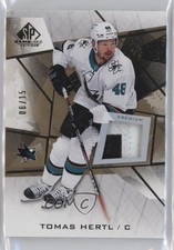 2021 Upper Deck SP Game Used Gold Premium Memorabilia 6/15 Tomas Hertl #67 7ci