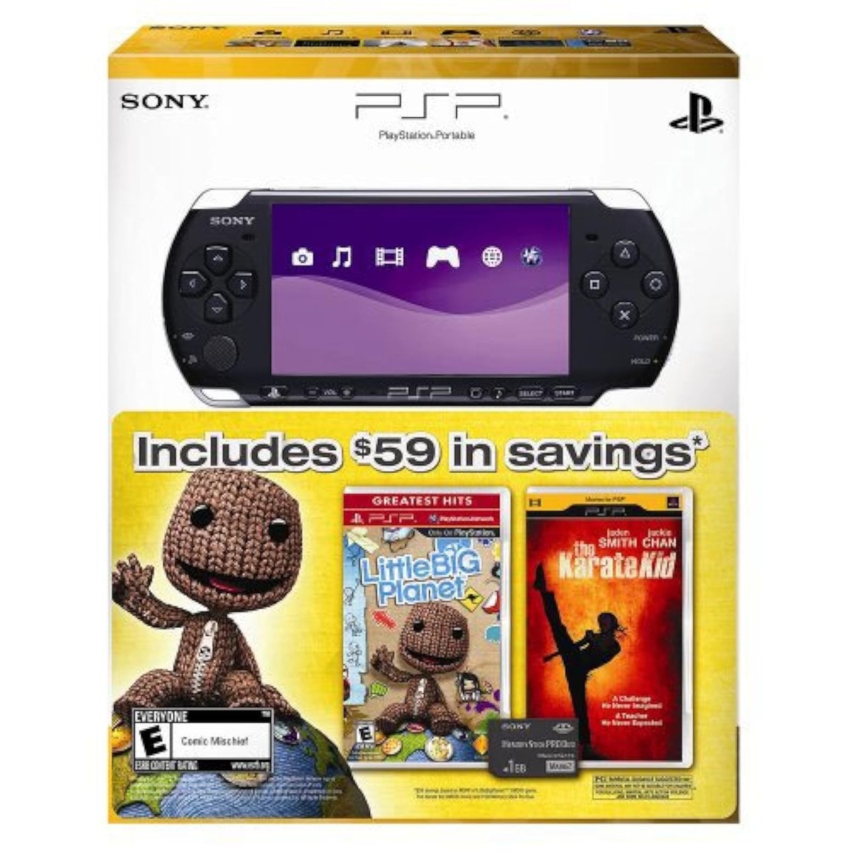 PlayStation Portable 3000 With Little Big Planet National Treasure