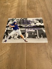 William Patrick Signed + Geaux Tigers Inscrib 8x10 Spotlight LSU Baseball Photo.