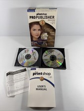 Broderbund Print Shop Pro Publisher Deluxe Version 21 Software for Windows