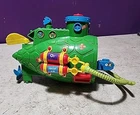 Vintage 1991 TMNT Sewer Submarine For Parts Or Repairs Playmates