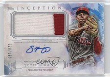 2019 Topps Inception 28/199 Scott Kingery #IAP-SK Patch Auto 1l8x