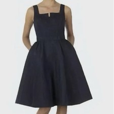 New With Tags Deadstock Isaac Mizrahi Target Taffeta Party Sleeveless Dress Sz 8