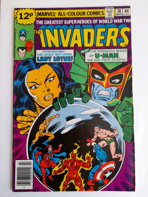 Invaders #38 Mar 1979 VGC+ 4.5 1st full appearance of Lady Lotus