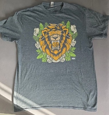 Wrestling T-shirt (L) JUNGLE BOY Jack Perry / All Elite ROH AEW Jurassic Express