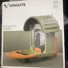 VINGUYS® Bird Feeder with Camera, 2.5K UHD Smart Bird Feeder Camera AI
