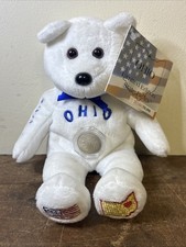 Pish Toys Ohio Limited Edition State Bear Beanbag Plush 39,184/50k 7th State