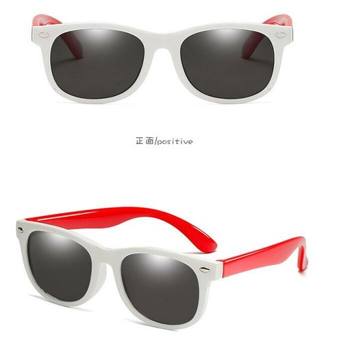 Children Retro Polarized Sunglasses Boys Girls Outdoor UV400 Square Glasses New - Picture 25 of 30