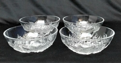 Dessertschalen Glas, Obstschalen, Kompottschalen 4er Set Glas Schalen B 1169 - Bild 2 von 11