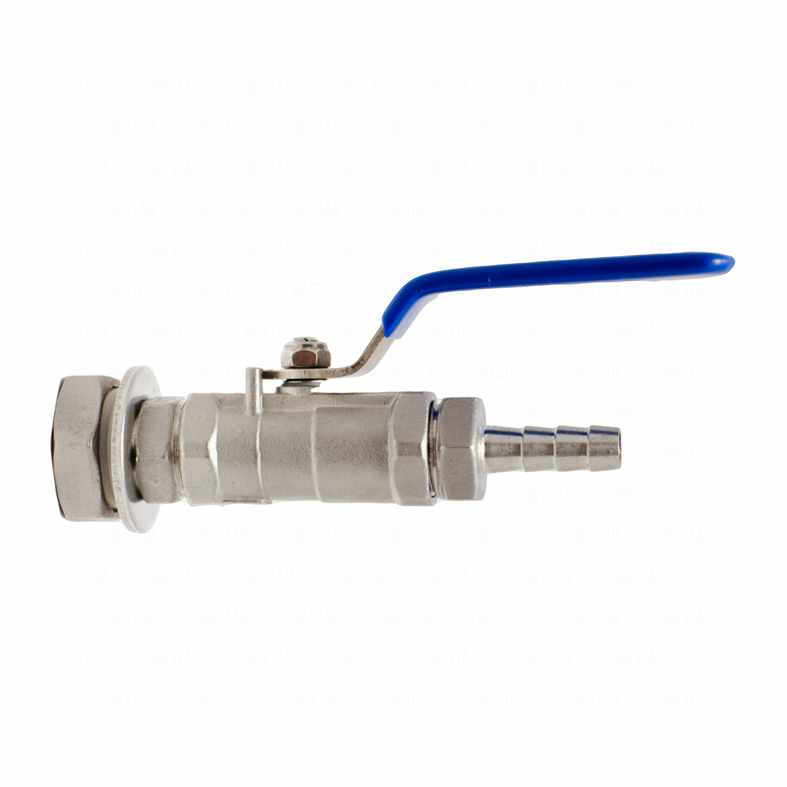 1/2" Stainless Steel Weldless Ball Valve Assembly Kit for Brew Kettle