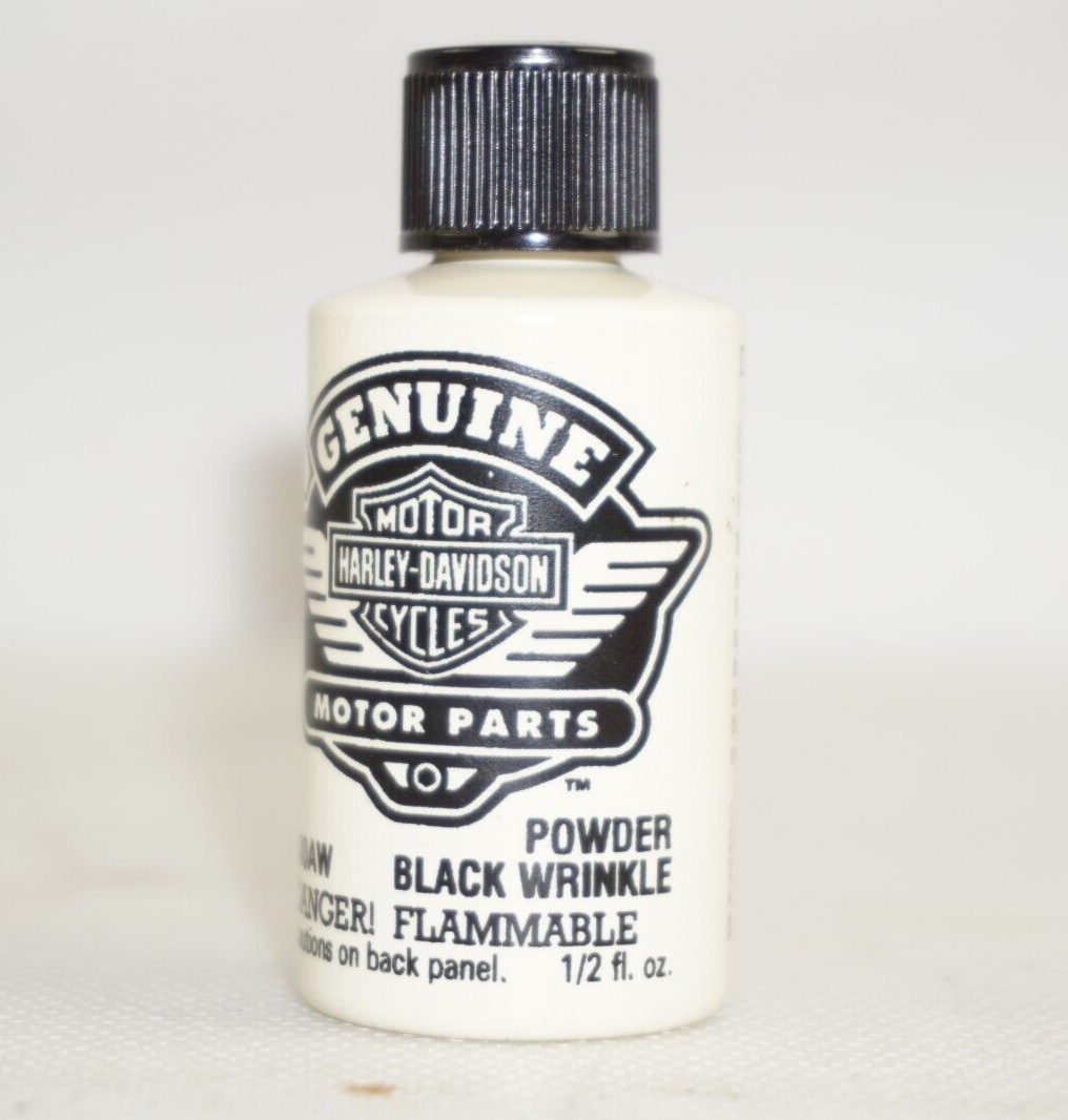 Harley Davidson Touch Up Paint 98600aw powder Black wrinkle NOS OEM eBay