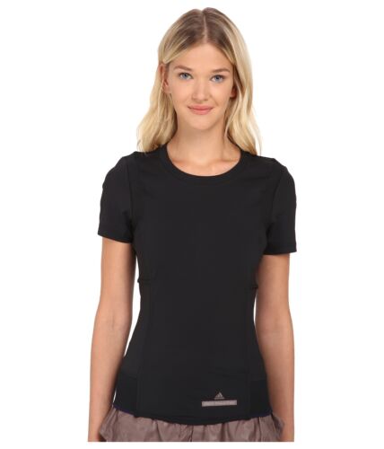 Personally Taxpayer afternoon adidas by Stella McCartney Women&#039;s Black Perf Run Tee Top T-Shirt  CLIMALITE Sz L | eBay