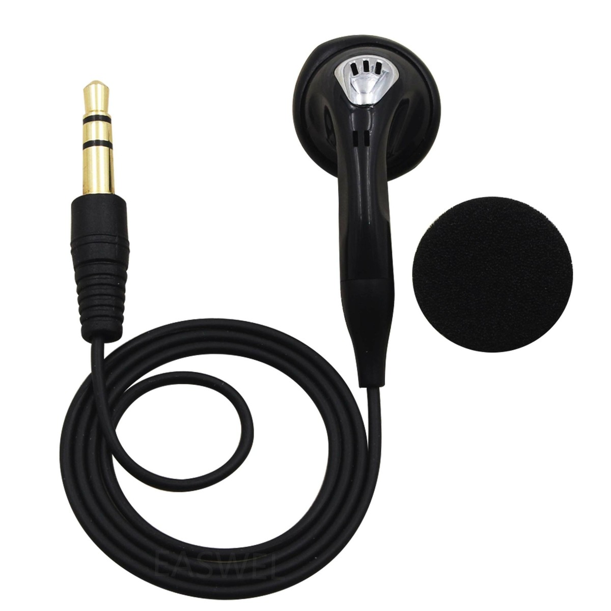 Universal Single Side Headset In Ear Mono Wire Earphone Headphone  Earbud