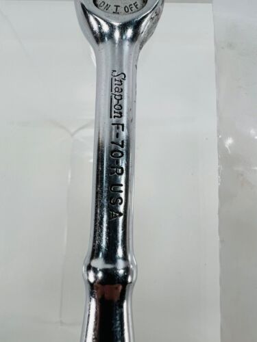 De Colección Snap-On F-70-R 3/8” Drive 7” Largo Cromo Trinquete Estándar con Nuevo Kit de Reparación - Imagen 3 de 11