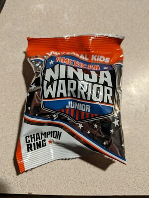 New Arby s Kids Meal Toy American Ninja Warrior Junior Champion Ring 2021 NIP