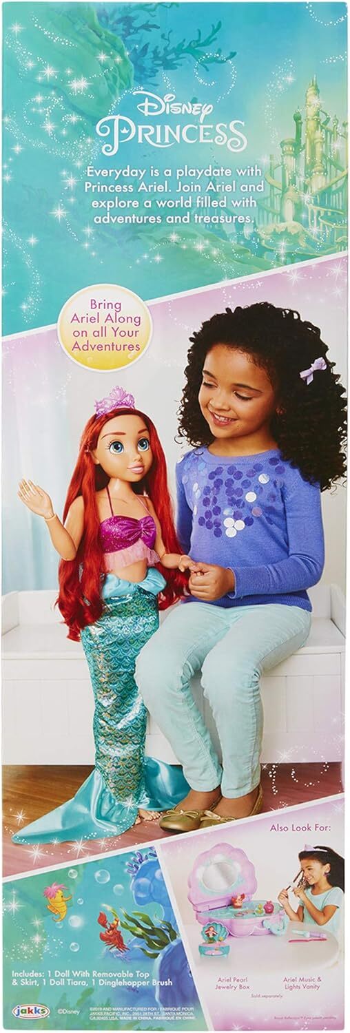 Disney Princess My Little Mermaid 30th Year Anniversary Ariel 32" Playdate Doll