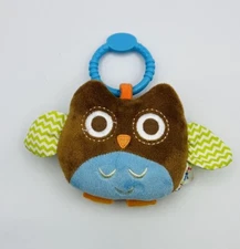Cribmates Owl Rattle Plush Stroller Toy 0+ Months Stuffed Animal Toy