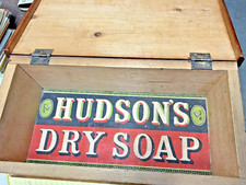 Antique Hudson's Dry Soap Wood Box