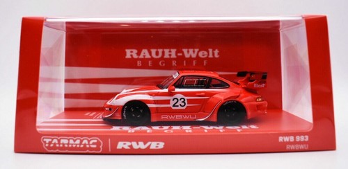 Porsche 911 993 RWB Rauh Welt WU #23 Red Tarmac Works T43-014-WU 1/43 - Picture 4 of 4